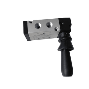 5 Port 3 2 Position Manual Hand Pull Lever Operated Pneumatic Air Control Valve