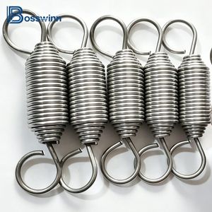 Custom Tension Springs with Hooks Live Hook Extension Springs 1mm to 10mm Available in Outer Diameters 10, 20, 30, 40, 50, 60mm.