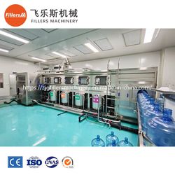 5 Gallon Bottle Agua De Mesa Water Filling Labeling Packing Machine 3-5 Gallon Barrel Mineral Drinking Water Bottling Plant