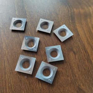 14*14*1.2mm Heavy Duty Carbide Scraper Blades Square Replacement Insert Knives