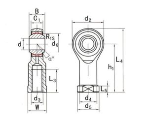 Heavy-Duty Rod End Bearing for Automotive Steering & Industrial Linkages