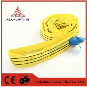 Industrial Lifting Belt 3t Polyester Lifting Soft Endless Flat Round Sling