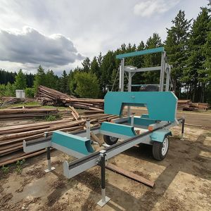 Big Logs Horizontal Portable Vertical Sawmill Portable Petrol Heavy for Chainsaw