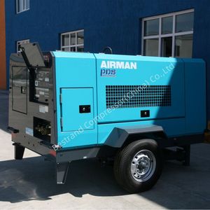 Airman Diesel Portable Screw Air Compressor Pds175s-6D1 with Wheels