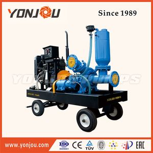 Vacuum Prime Assist Dewatering Diesel Engine Trash Pumps