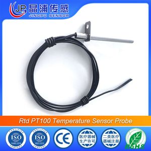 Rtd PT100 Temperature Sensor Probe 3 Wires Cable Thermocouple 1/2" NPT Thread.