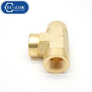 Brass Straight Female Tube Pneumatic Fittings Hydraulic Tube Fittings Reducing Union