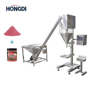 Semi Automatic Powder Filling and Packaging Machine for Flour, Coffee, and Spice Powder