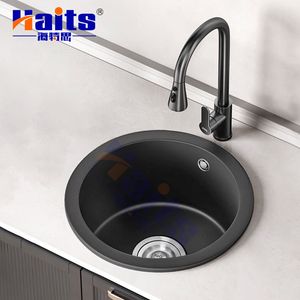 Composite Quartz Kitchen Sink Organizer with Faucet and Accessories