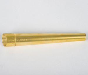 Custom CNC Turning Milling Machined Lamp Parts Brass Threaded Heavy Wall Pipe Hollow Tube