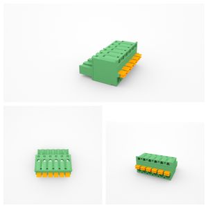 Spring Terminal Block-Plugs 5.08mm Pitch PCB Connectors with UL&CE Certifications