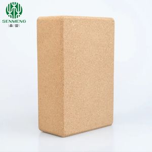 Eco Friendly Natural Cork Yoga Block for Stability and Support in Exercise
