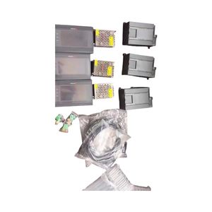 The Semi-Automatic Solder Paste Printing Machine's Component Control System Includes a Program Touch Screen and a PLC Unit