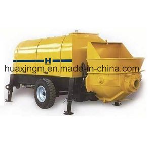 Factory Supply Trailer Mounted Concrete Pump Hbt50 for Concrete Construction