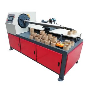 Automatic Pneumatic Kraft Paper Tube Cutter Cardboard Toilet Paper Core Roll Cutting Machine Multi Knives Price