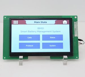 Energy Storage Equipment 7 Inch Serial Port Touch LCD Smart Uart Display