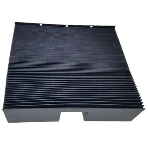 PVC Black Flexible Accordion Bellow Protective Cover for Machine Tool Accessories