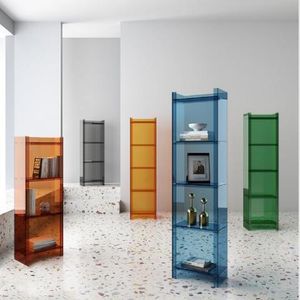 Custom Color Wear-Resistant Multi-Laver Acrylic Dust Proof Bookcase Storage Cabinet
