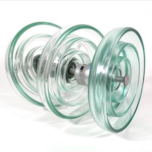 30kv Glass Electrical Suspension Glass Disc High Voltage Low Voltage Isolateur U40 Glass Isolator Insulator