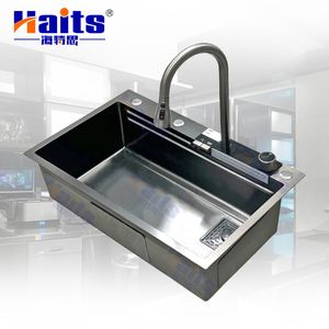 Single Big Bowl Kitchen Sink with Drainer Accessories and Faucet