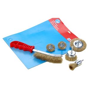 Ultimate Heavy-Duty 6-in-1 Steel Wire Brush Cleaning Set
