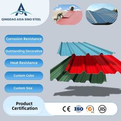 Factory Supply PPGI Color Coated Galvanized Corrugated Steel Roofing Roof Sheet