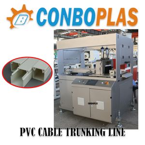 Plastic Extruder PVC Cable Wire Trunking Profile Making Machine