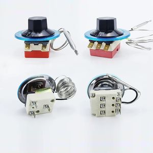 16A 250V Adjustable Industrial Temperature Control Switch Capillary Thermostat