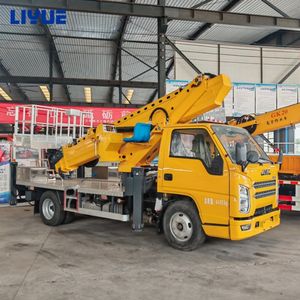 Hot 21m Working Height Aerial Work Truck with X-Type Outrigger