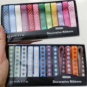 High Quality Heat Transfer Printing Polyester Satin Ribbon Gift Packing Ribbon for Christmas and Decoration