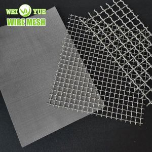 SS304/316 Stainless Steel Square Woven Wire Mesh Lab Strainer Sand Mesh Vibrating Sieve Screen Plain/ Twill/ Dutch Weave Filter Mesh/ Filtering Cloth