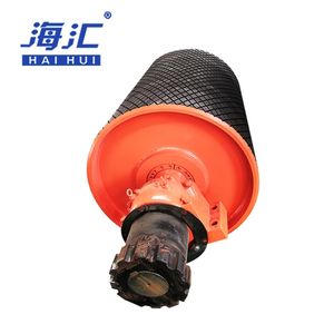 Drive-End Conveyor Drum 400-2400mm Belt Width Conveyor Pulley for Cement