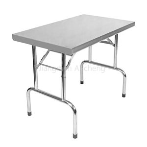Folding Stainless Steel Work Table Portable Commercial Prep Station