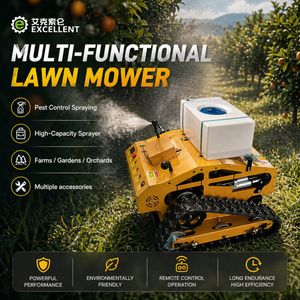 Remote Control Lawn Mower for Complex Terrain Weeding Zero Turn Lawnmower with Pesticide Sprayer for Pest Control Riding Lawn Mower