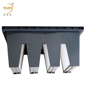 V-Cell HEPA Air Filter ABS Frame Mini Pleat V-Bank HEPA Air Filter for Dust Collector OEM