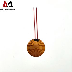 High Temperature Heater 24V DC Polyimide Kapton Heating Film for Garment