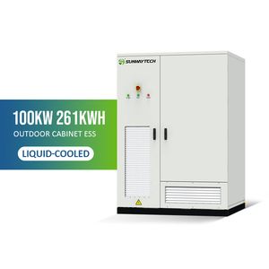Commercial & Industrial 100kw 261kwh Lithium Iron Phosphate Battery Liquid Cooled Outdoor Energy Storage System