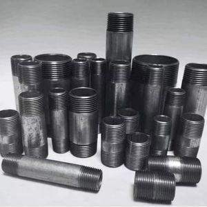 Manufacture Wholesale Price ASTM Gi Pipe Fittings Thread Pipe Nipples Plumbing Materials Hot DIP Galvanized Pipe Nipples Black Steel Pipe Nipples