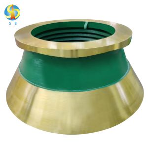 High Quality Casting Steel Bowl Liner and Mantle for Symo Cone Crusher Wear Parts