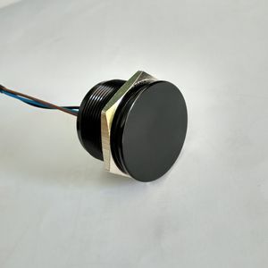 Durable 25mm IP68 Waterproof Black Aluminum Anodized Piezo Switch