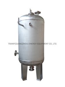 Vertical Shell and Tube Heat Exchanger in Titanium Gr. 1 of Stainless Steel