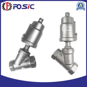 High Quality SS304 316 Pneumatic Actuator Angle Seat Valve