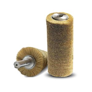 Industrial Brass Wire Roller Polishing Brush Industrial Stainless Steel Roller Brush