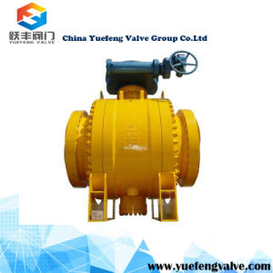 A105 3PC 300-900lb Stainless Steel Side Entry Trunnion Mounted Ball Valve Safety Valve