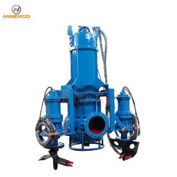 315kw Electric High Flow 4 Inch Submersible Sand Slurry Dredge River Water Non-Gravel Sewage Pump with Agitator for Mining