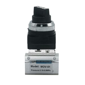 MOV-01 MOV-02 MOV-03 MOV-03A Manual Air Switch Control Valve Button Roller Type Mechanical Pneumatic Reversing Valve