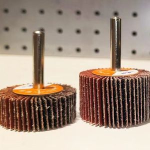 40*25*6mm Grinding Tools Flap Wheel with Shaft Handle for Metal Polishing
