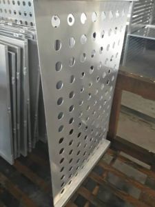 Tec-Sieve Round Hole Perforated Metal with Bent Edges
