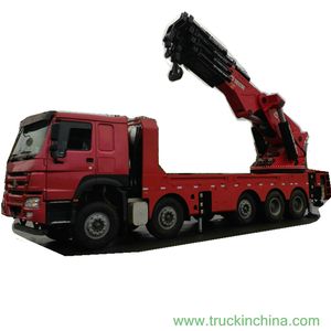 HOWO 10X4 Truck Mounted Knuckle Crane Boom 160t -260t