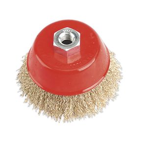 100mm Twisted Wire Bowl Type Wire Cup Brush